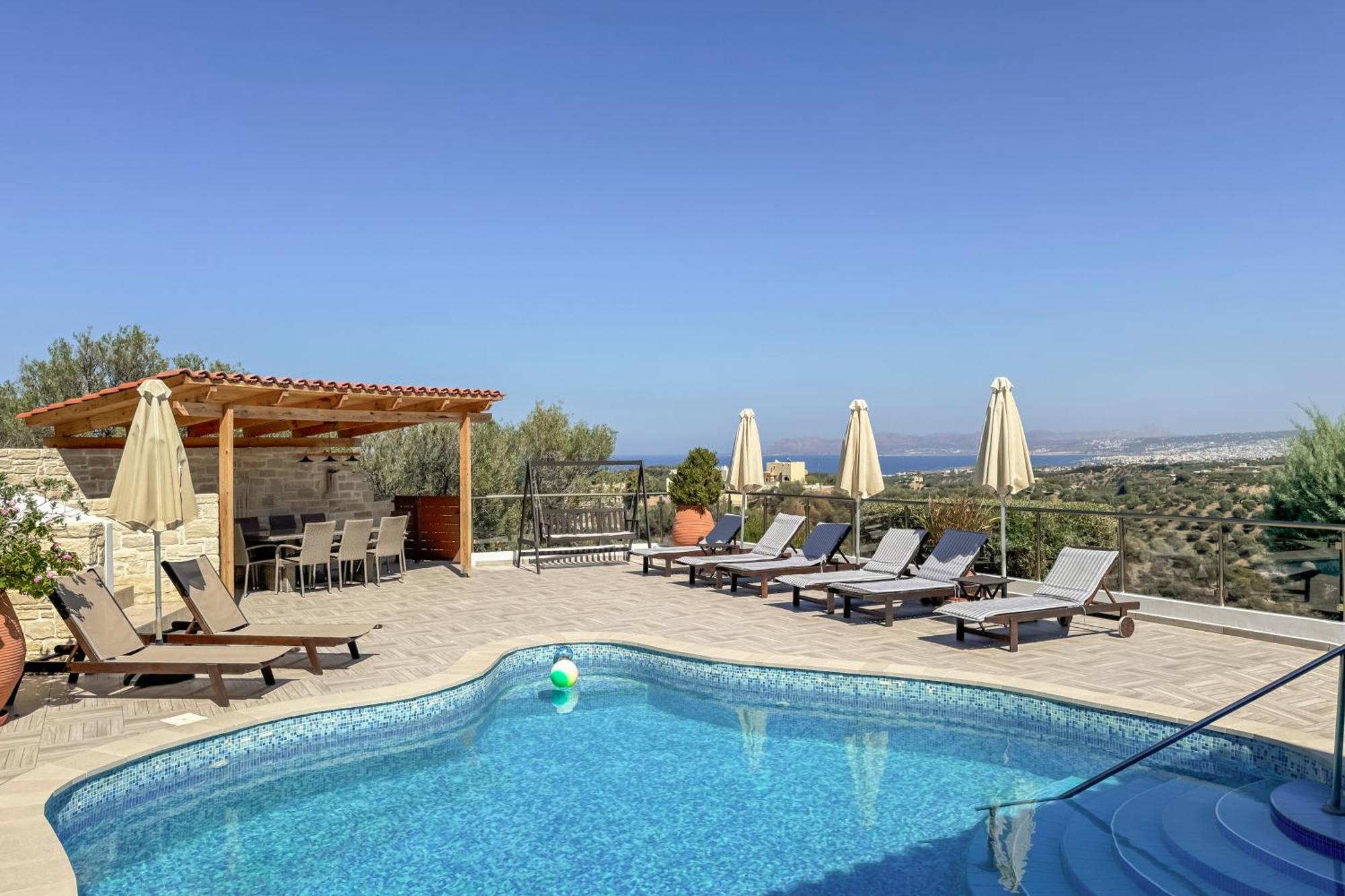 Pano Stalos Villas Kültér fotó